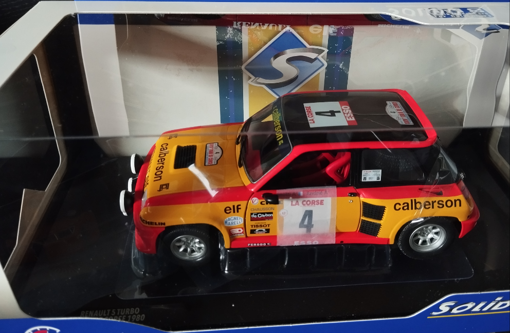 1/18 Renault 5 turbo – Tour de Corse – 1980 – #4 Ragnotti/Andrie neuve 
Ref : S1801314