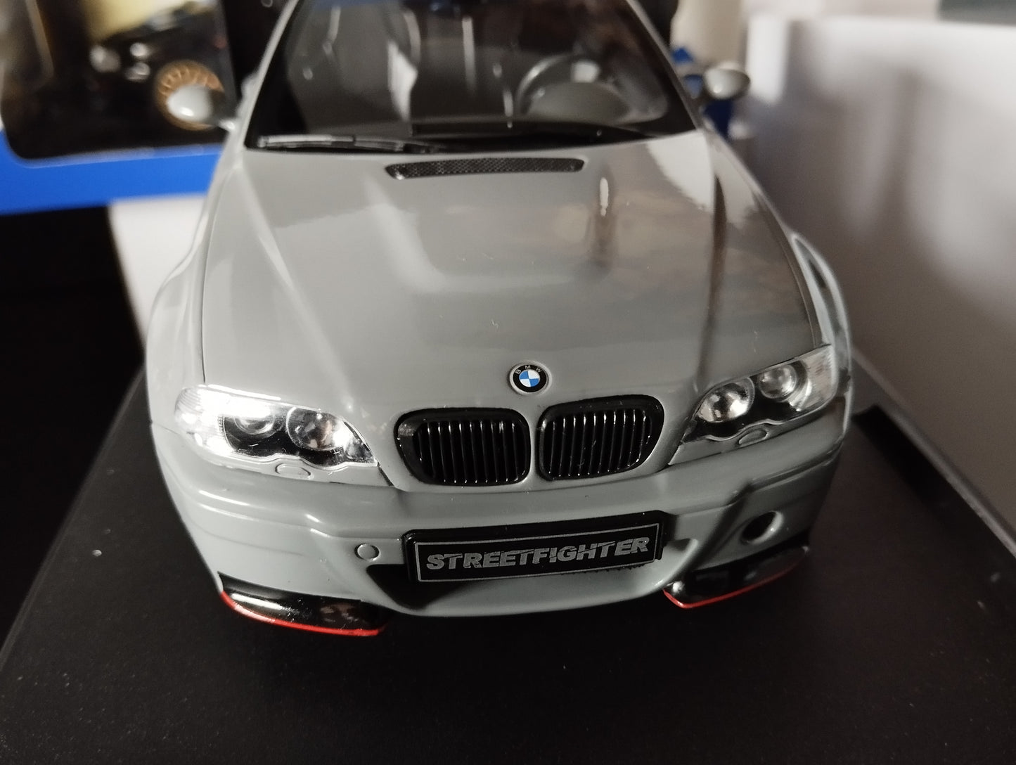 1/18 miniature voiture BMW E46 M3 coupé streetfighters nardo gris Solido Neuve