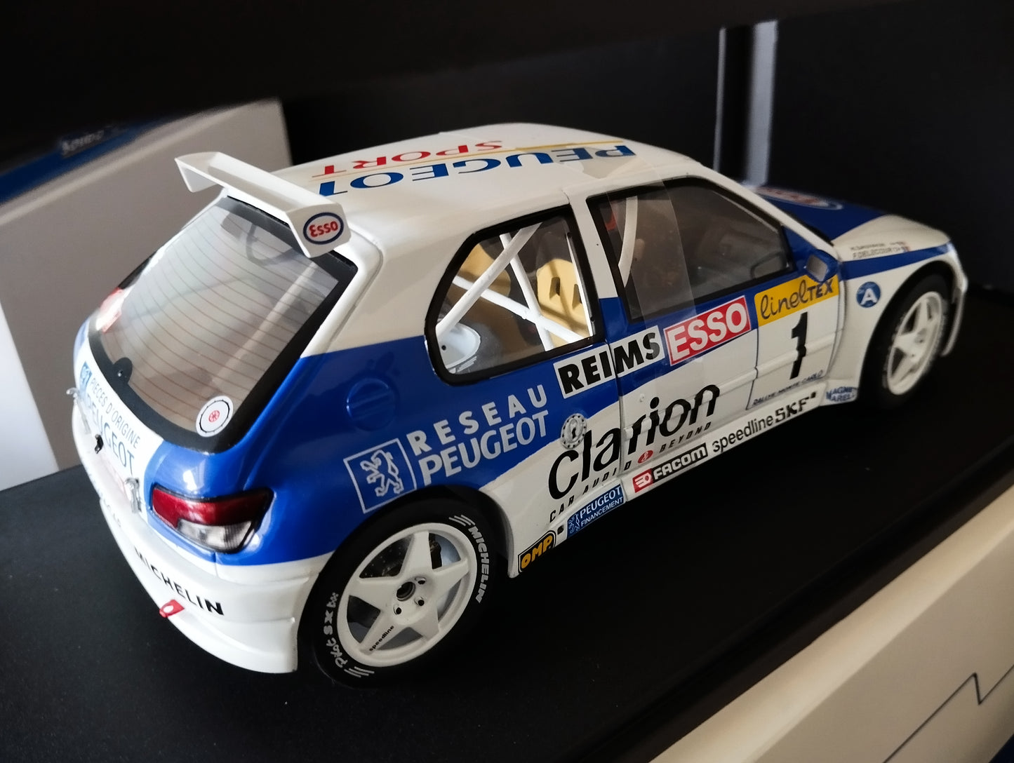 1:18 Peugeot 306 Maxi No 1 Delecour Monte Carlo 1996 Solido Neuve