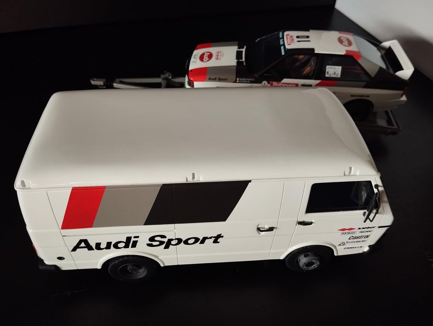 1:18 Pack VW LT35 + Audi Quattro A2 rallye OtT418 Ottomobile Neuf