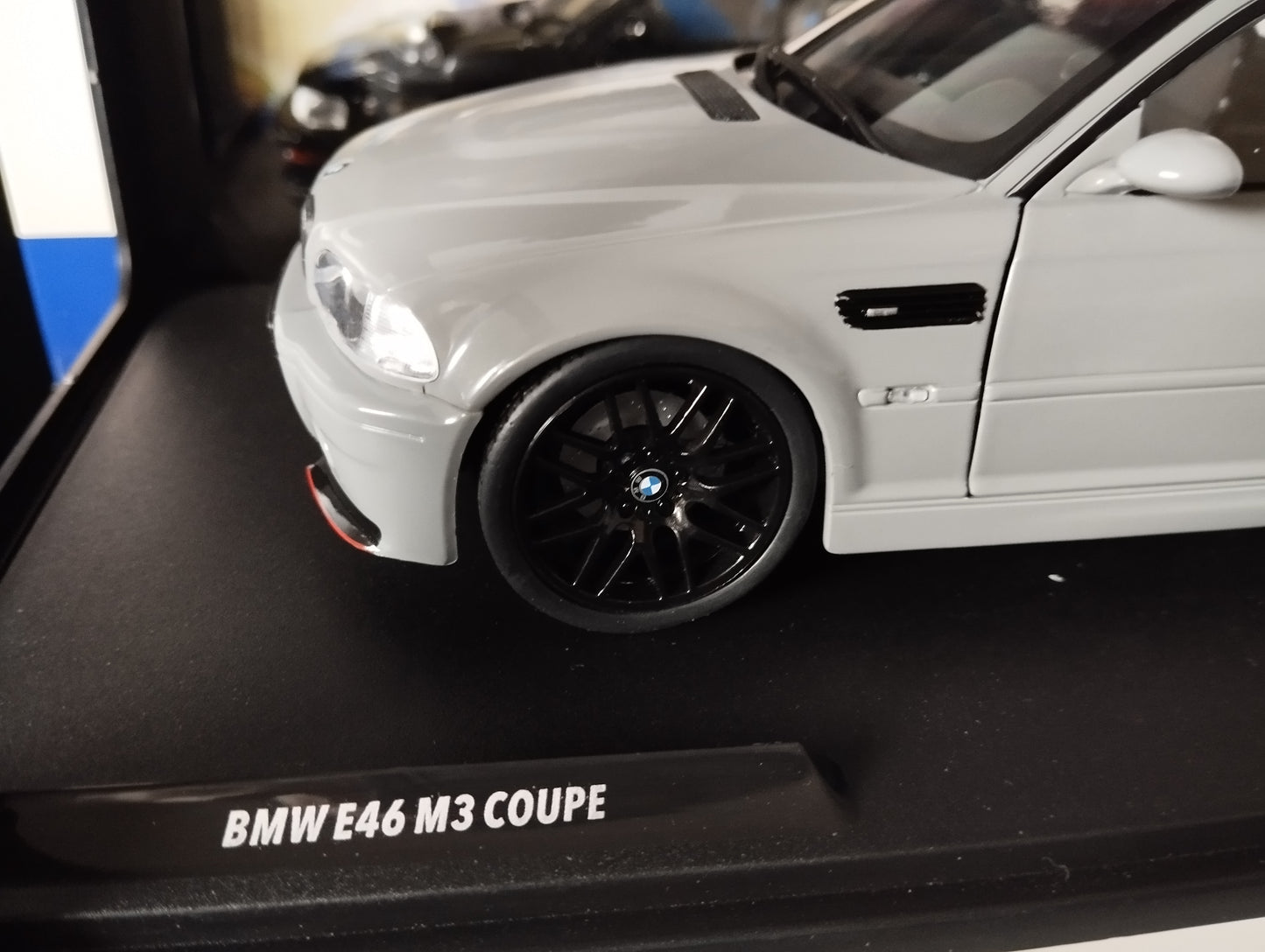 1/18 miniature voiture BMW E46 M3 coupé streetfighters nardo gris Solido Neuve