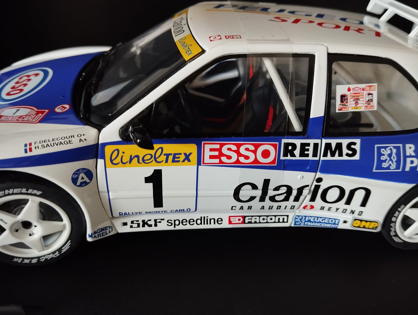 1:18 Peugeot 306 Maxi No 1 Delecour Monte Carlo 1996 Solido Neuve