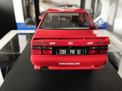 1/18 Renault 21 TURBO Mk.1 – Record de Vitesse sur Glace – 1988 Solido Neuve 
Ref : S1807707