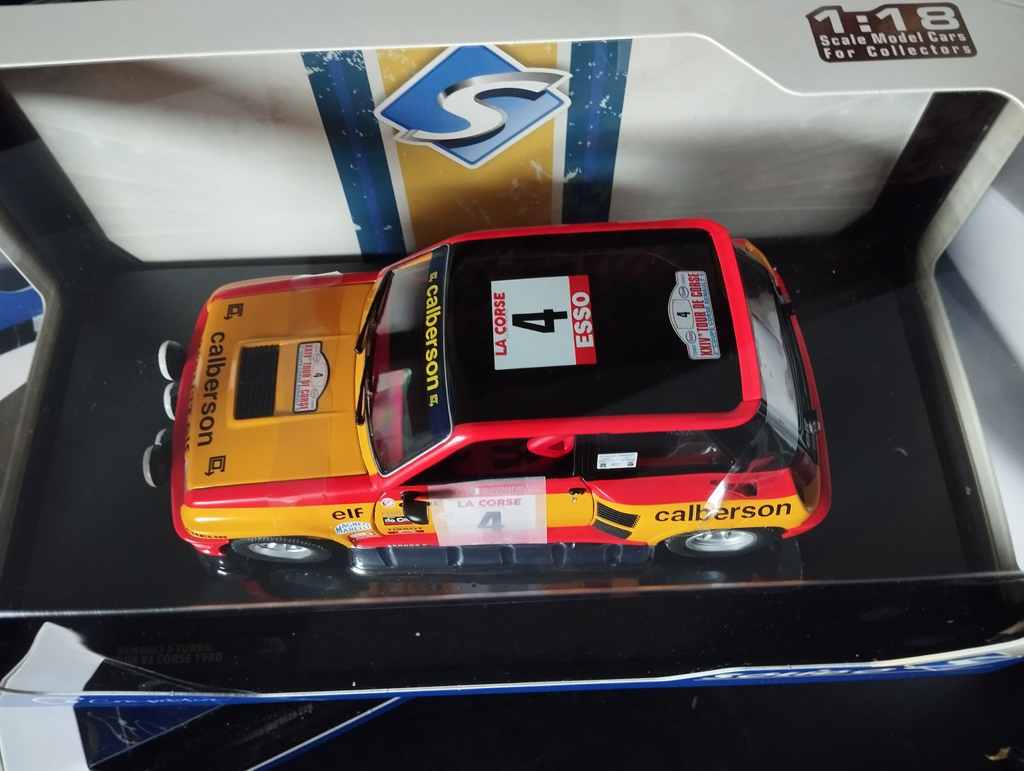 1/18 Renault 5 turbo – Tour de Corse – 1980 – #4 Ragnotti/Andrie neuve 
Ref : S1801314