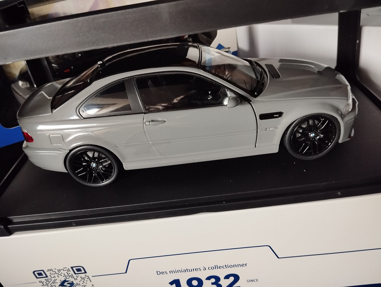 1/18 miniature voiture BMW E46 M3 coupé streetfighters nardo gris Solido Neuve