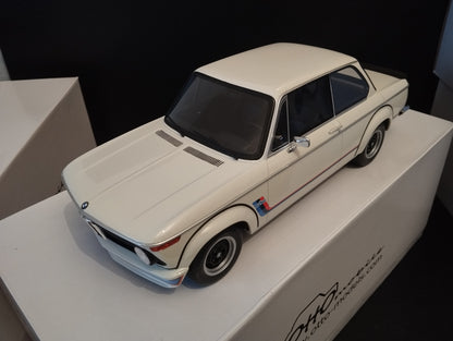 1/12 BMW 2002 Turbo Chamonix white 1974 G077 youngtimer coupé Ottomobile neuve