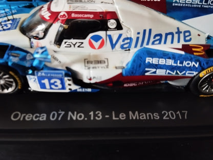 1/43 ORECA 07 Vaillante Rebellion N°13 Le Mans 2017 hachette Japon neuve