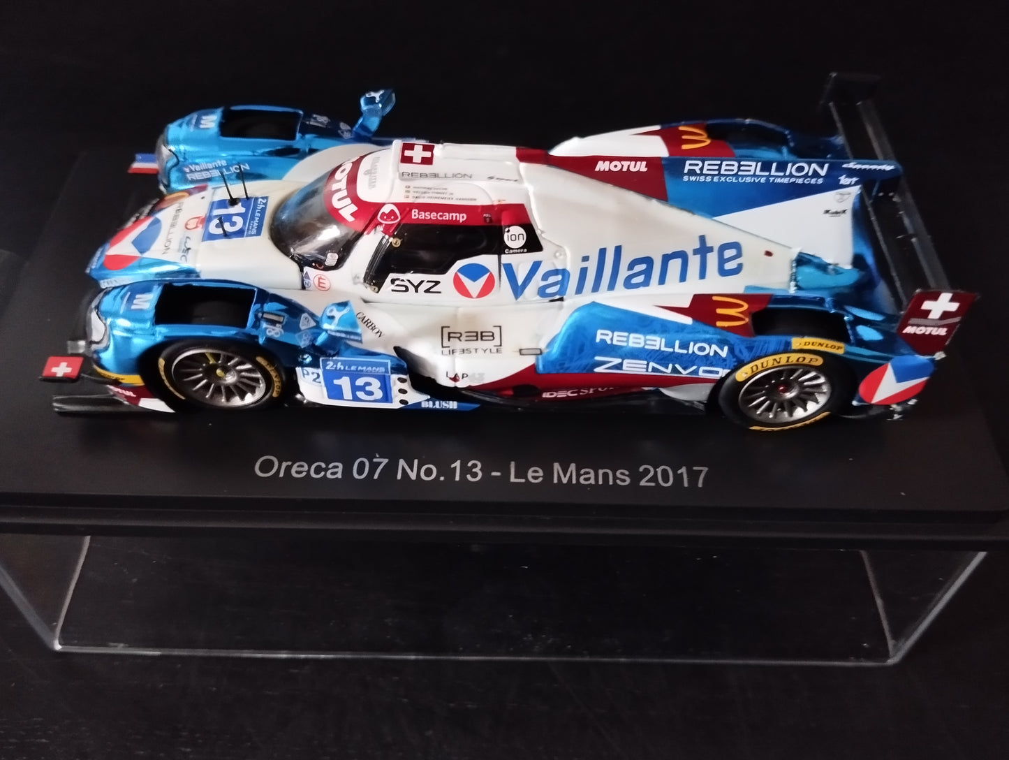 1/43 ORECA 07 Vaillante Rebellion N°13 Le Mans 2017 hachette Japon neuve