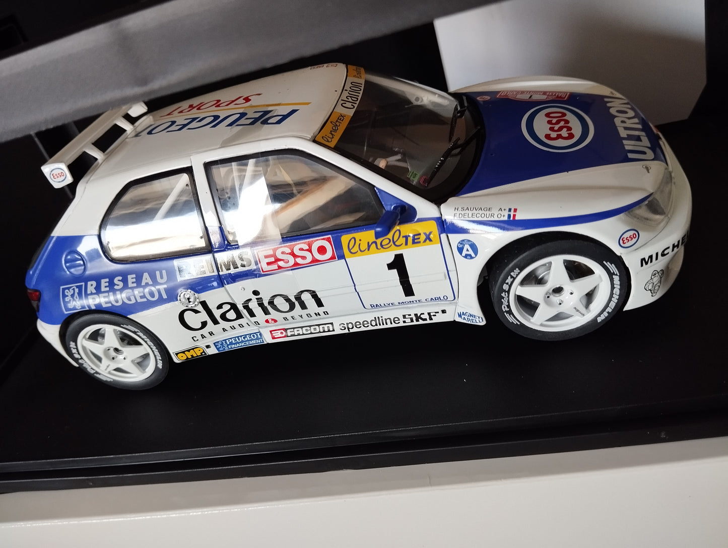 1:18 Peugeot 306 Maxi No 1 Delecour Monte Carlo 1996 Solido Neuve